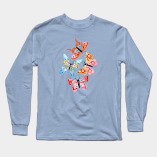 Butterfly Kaleidoscope Long Sleeve T-Shirt